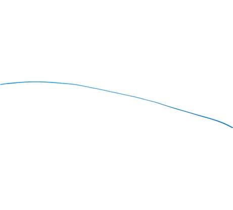 Термоусаживаемая трубка EKF PROximaТУТ нг, 2/1, синяя, в отрезках по 1м 200 шт tut-2-g-1m