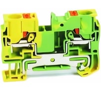 Клемма нажимная заземляющая UPUN UJ6-6JD, 40 шт 421504