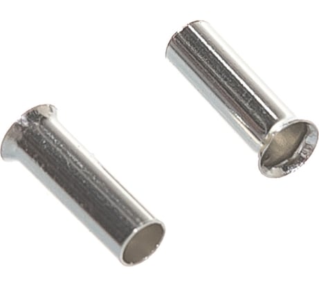 Штыревой втулочный наконечник REXANT L-7 мм, 2.5 мм2 (НШВ 2.5-8/НГ 2.5-7), 100 шт. 08-0807