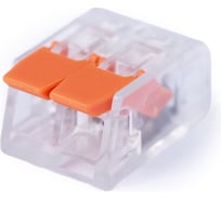 Клемма соединительная Cabeus универсальная 2-х проводная с рычагом 0,14-2,5/4,0 (10шт) (WAGO МХ-412