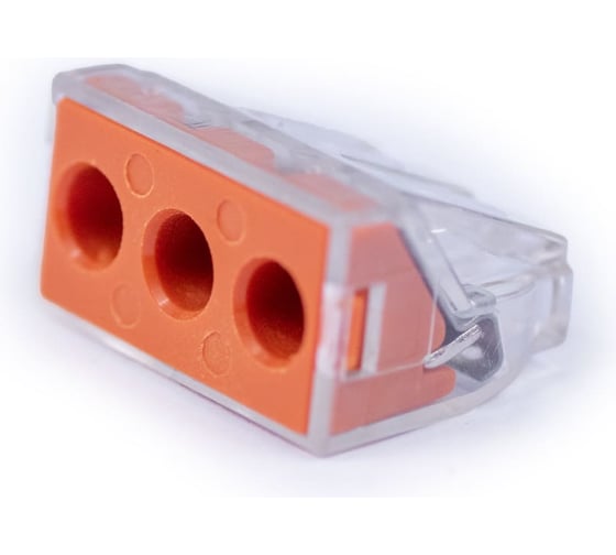 Клемма соединительная Cabeus 3-х проводная 2,5-6,0 (10шт) PCT-103D 1