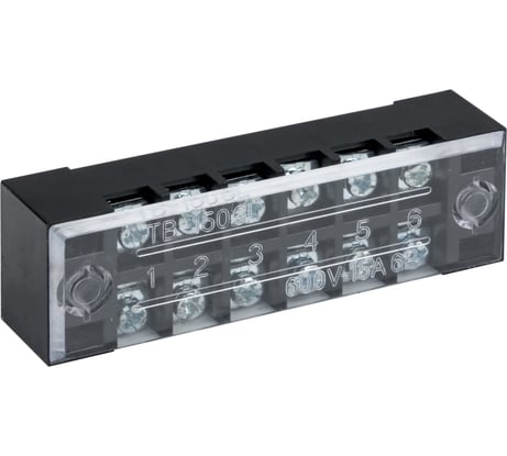 Клеммный терминал EKF до 1,5 мм2 15A 6 клеммных пар 100 шт. PROxima tb-1506