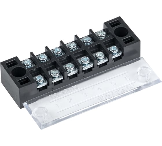 Клеммный терминал EKF до 1,5 мм2 15A 6 клеммных пар 100 шт. PROxima tb-1506