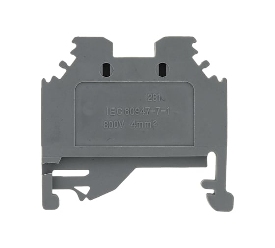 Клеммная самозажимная колодка EKF JXB-S-4, 32А, PROxima, серая plc-jxb-s-4g