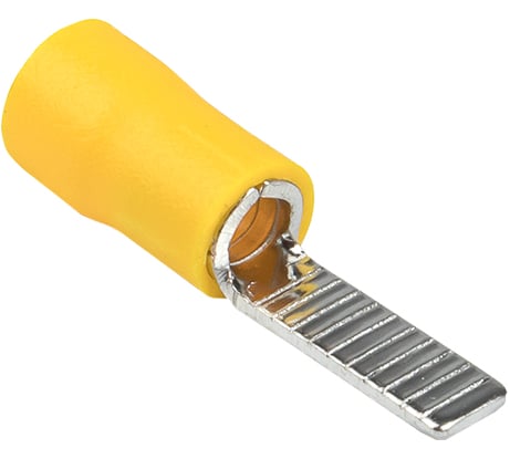 Штыревой изолированный наконечник EKF НШПИ PROxima, 2.5-6.0, плоский, 5 шт nshpi-2.5-6.0r