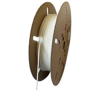 Трубка МАРКЕРПРОМ ПВХ, круглая кембрик (аналог IB5020-1), для печати и маркировки кабеля и провода диаметром меньше 5 мм, белая, в рулоне 100 п.м mpr06ib5020-1