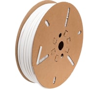 Трубка МАРКЕРПРОМ ПВХ, круглая кембрик (аналог IB6020), для печати и маркировки кабеля и провода диаметром меньше 6 мм, белая, в рулоне 200 п.м mpr06ib6020