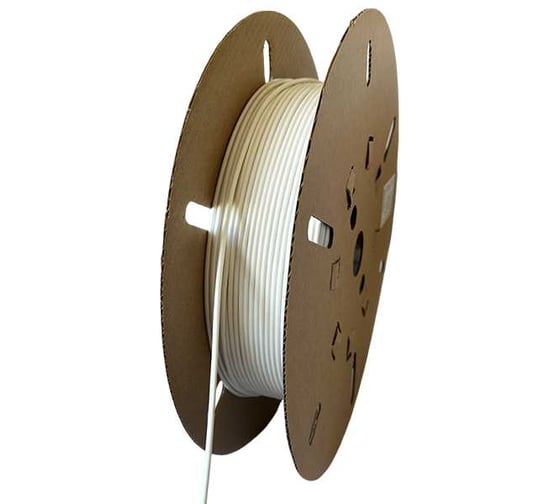 Трубка МАРКЕРПРОМ ПВХ, круглая кембрик (аналог IB7020), для печати и маркировки кабеля и провода диаметром меньше 7 мм, белая, в рулоне 200 п.м mpr06ib7020 1