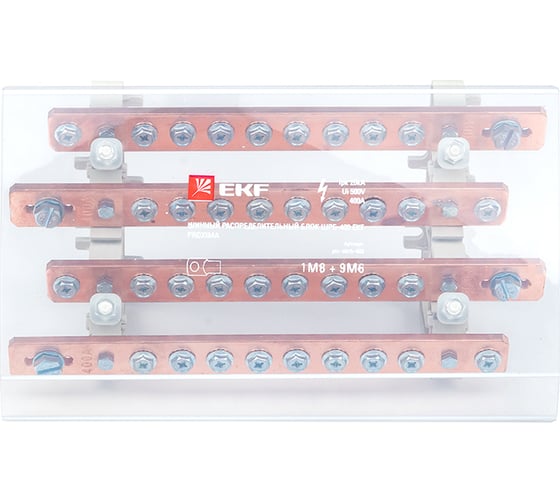 Шинный распределительный блок EKF PROxima ШРБ-400 plc-shrb-400