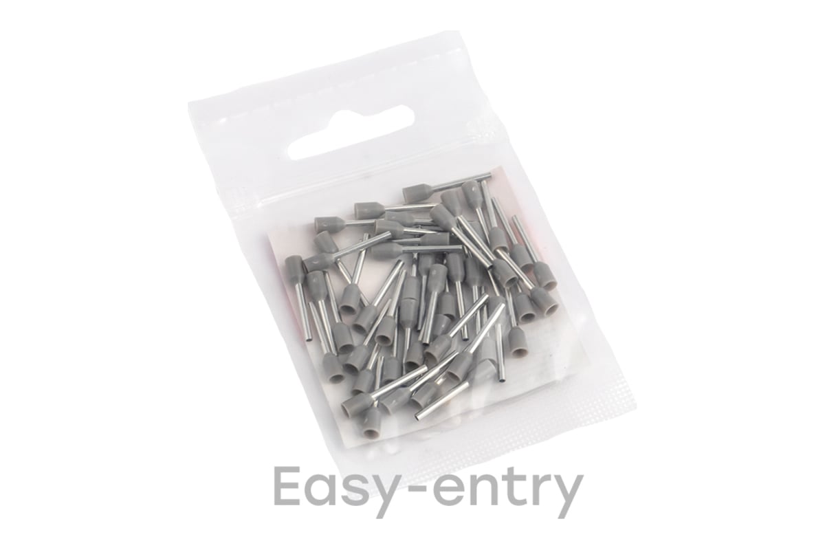 Штыревой втулочный наконечник EKF НШвИ 0,75-12, 50 шт nhvi-0.75-12 ...