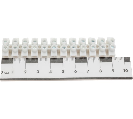 Клеммная колодка EKF PROxima 3А полистирол белая 10шт plc-KK-4-3-ps-w