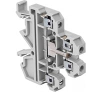 Клеммная колодка EKF PROxima, двойная, JXB-4/35, тип L серая 55 шт plc-jxb-2-4/35L-gy