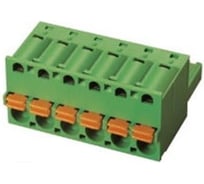 Клеммник Dinkle 3 контакта "гнездо" шаг 5.00 мм, пружин. 5ESDSR-03P Т02164131