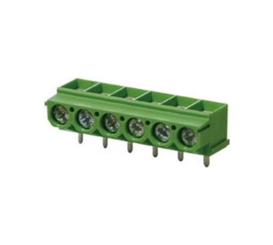 Клеммник Dinkle 3 контакта шаг 5.00 мм, пр. угол на плату ED500R-03P Т02150444