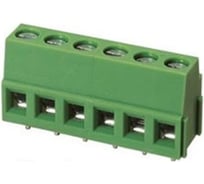 Клеммник Dinkle 3 контакта шаг 5.08 мм, вертик. на плату (H = 13.8 мм) EK508V-03P Т02150446