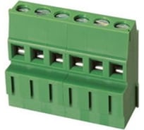 Клеммник Dinkle 3 контакта шаг 5.00 мм, вертик. на плату (H = 25.2 мм) EEK500V-03P Т02164394