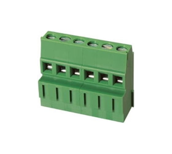 Клеммник Dinkle 3 контакта шаг 5.00 мм, вертик. на плату (H = 25.2 мм) EEK500V-03P Т02164394 1