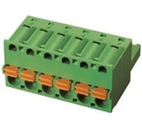 Клеммник Dinkle 3 контакта "гнездо" шаг 5.08 мм, пружин. 2ESDSR-03P Т02164155