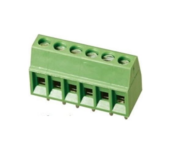 Клеммник Dinkle 3 контакта шаг 2.54 мм, вертик. на плату (ан. DG308-2.54-03P-14*) EK254V-03P Т02150422 1