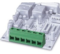 Клеммник Dinkle 3 контакта шаг 5.08 мм, вертик. на плату (H = 10.0 мм, зелен.) ELK508V-03P Т02183887