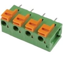 Клеммник Dinkle 4 контакта шаг 7.62 мм (межрядн. 7.62 мм), зажимной (на плату) 142V-04P3 Т03617085
