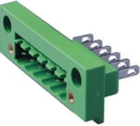 Клеммник Dinkle 4 контакта "вилка" шаг 5.08 мм (с бок. резьб. отв.), на панель 2EHDP-04P Т02153293