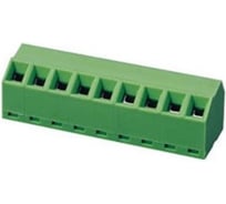 Клеммник 2 контактный Dinkle шаг 3.81 мм, на плату (каб. ввод 45 град.) EK381A-02P Т02150433