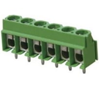 Клеммник 2 контактный Dinkle шаг 5.00 мм, вертикальный на плату (H = 10.0 мм) ED500V-02P Т02150441