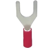 Клемма Dinkle "U" D2внутр. = 3.7 мм, обжим на пров. 0.5-1.5 кв.мм, красный изол. DNH2-137 Т02600800