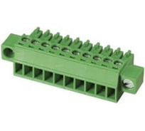 Клеммник Dinkle EC350VM-10P 10 конт., гнездо, шаг 3.50 мм (с фикс. винт.) T02153171 Т02153171