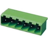 Клеммник Dinkle 5EHDRC-10P 10 конт., вилка, шаг 5.00 мм закр., пр. угол на плату T02150494 Т02150494