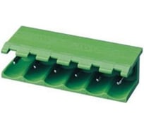 Клеммник Dinkle 5EHDR-12P 12 конт., вилка, шаг 5.00 мм откр., пр. угол на пл. T02152642 Т02152642