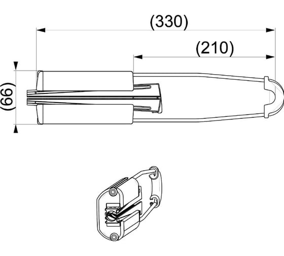 Анкерный зажим Энсто SO250.01 СИП-2 50-70мм  2136