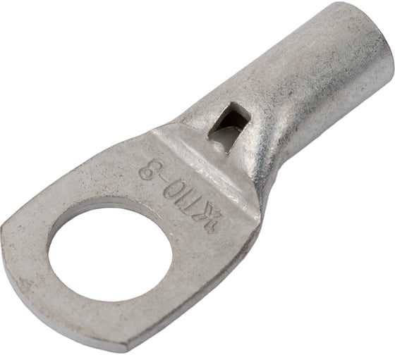 Кабельный наконечник KLR KL-T-01008 с контрольным отверстием 10мм2/М8 3001008 1