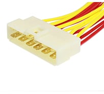 Колодка соединительная Nord-Yada 12 конт. 6,3 мм (папа) с проводами TM Nord YADA 905055