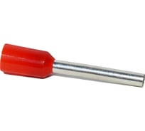 Штыревой втулочный изолированный наконечник KLR KTE 1-12 1мм2/L=12мм/Красный 1010120