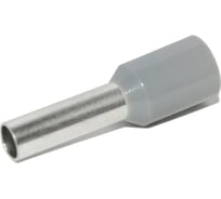 Штыревой втулочный изолированный наконечник KLR KTE 4-10V 4мм2/L=10мм/Серый 104010V