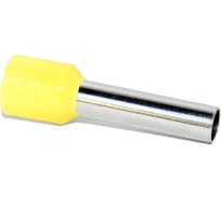 Штыревой втулочный изолированный наконечник KLR KTE 6-15 6mm2/L=15mm/Желтый 1060150