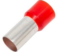 Штыревой втулочный изолированный наконечник KLR KTE 95-25 95мм2/L=25мм/Красный 1095025