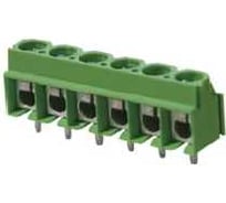Клеммник Dinkle ED500V-03P 3 конт. шаг 5.00 мм, вертик. на плату (H = 10.0 мм) T02150442 Т02150442