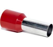 Штыревой втулочный изолированный наконечник KLR KTE 35-18 35мм2/L=18мм/Красный 1035018