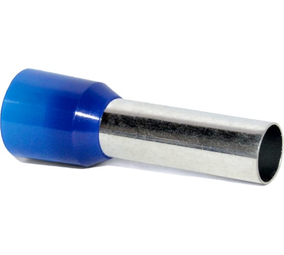 Штыревой втулочный изолированный наконечник KLR KTE 16-18 16mm2/L=18mm/Синий 1016018 1