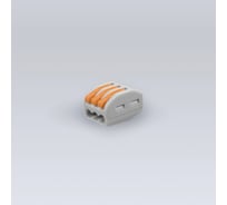 Соединитель для трех проводов ELEGANZ клеммный, быстрозажимной до 250V - 32А, 10шт EL-PCT-213