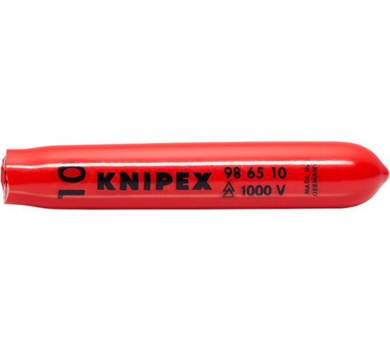 Защитный самофиксирующийся колпачок KNIPEX для кабелей VDE, диэлектрический, внутренний, 10 мм, L-80 мм KN-986610