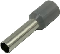 Штыревой втулочный изолированный наконечник KLR KTE 4-12V 4мм2/L=12мм/Серый 104012V