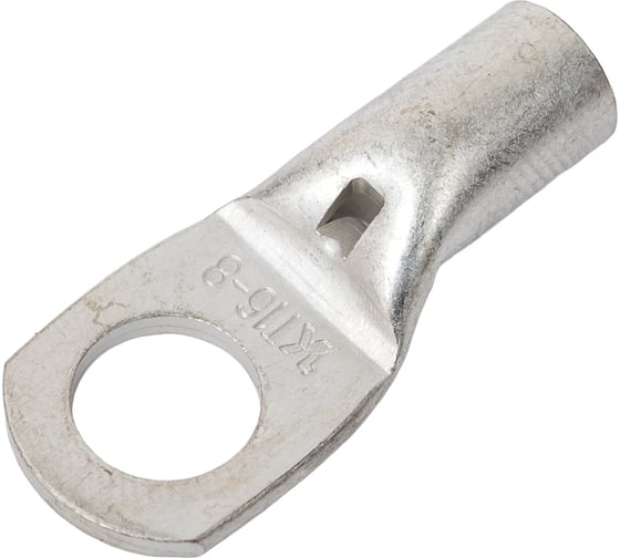 Кабельный наконечник KLR KL-T-01608 с контрольным отверстием 16мм2/М8 3001608 1