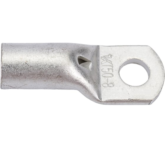 Кабельный наконечник KLR KL-T-05008 с контрольным отверстием 50мм2/М8 3005008