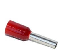 Штыревой втулочный изолированный наконечник KLR KTE 1.5-8 1,5мм2/L=8мм/Красный 1015800