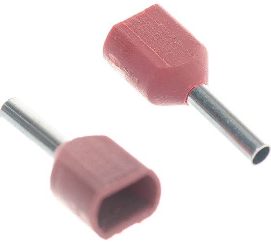 Наконечник-гильза IEK, НГИ2 0,75-8, темно-красный, 20шт UTE10-4-D75-100