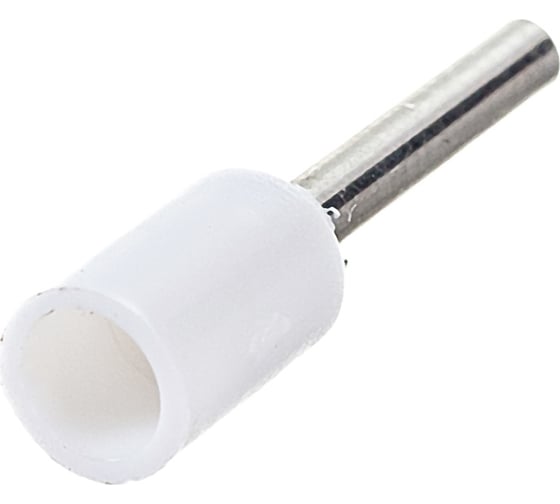 Наконечник-гильза IEK, Е7508 0,75мм 2 белый, 20шт UGN10-4-C75-02-08